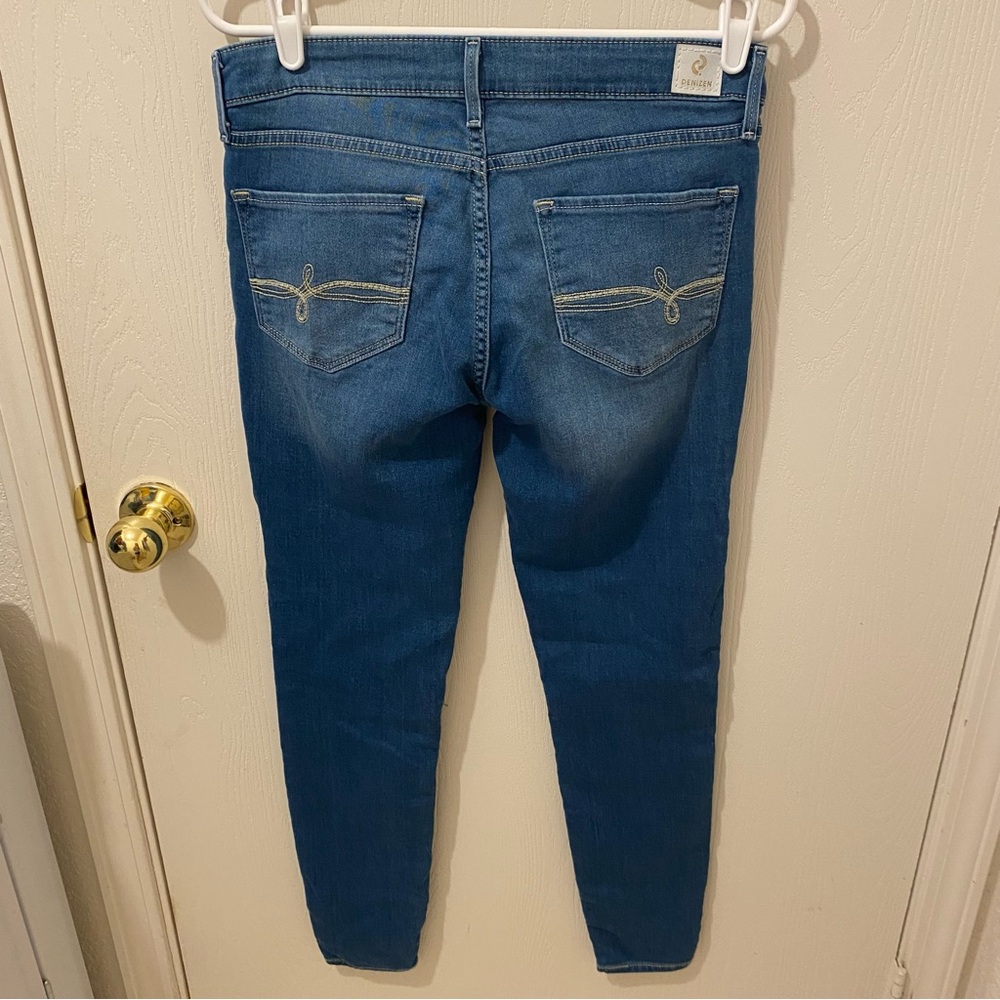 Levi's Denizen Classic Faded Blue Denim Jeggings Mid-Rise Size 11/30 - Picture 2 of 8